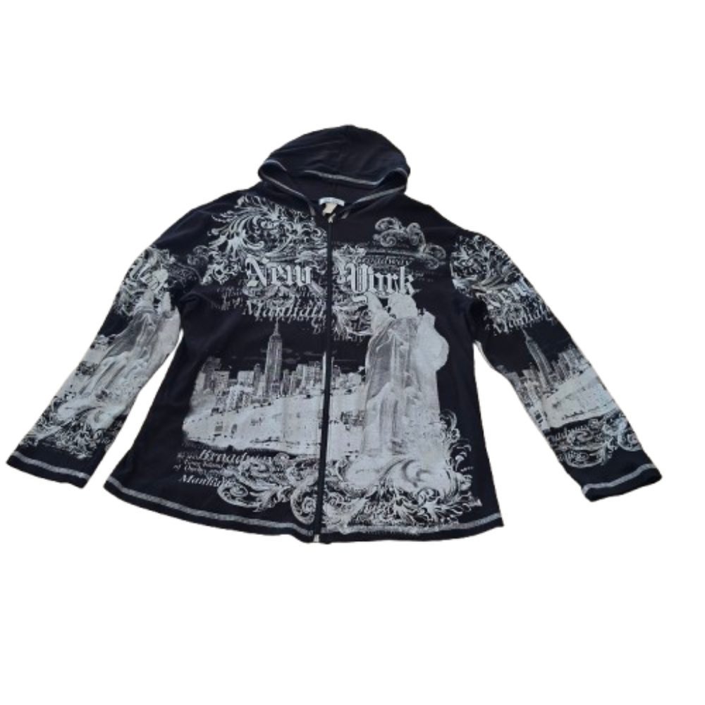 Vintage 90s Y2K New York New York Hotel & Casino Womens Hoodie